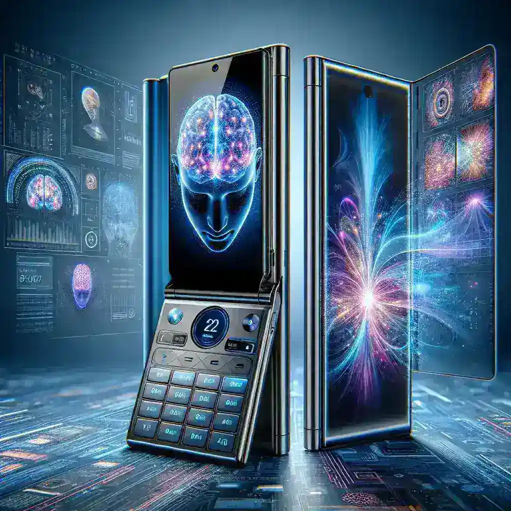 "Motorola Razr 50 Ultra showcasing its innovative AI cover screen features with vibrant display and sleek design, highlighting advanced smartphone technology."