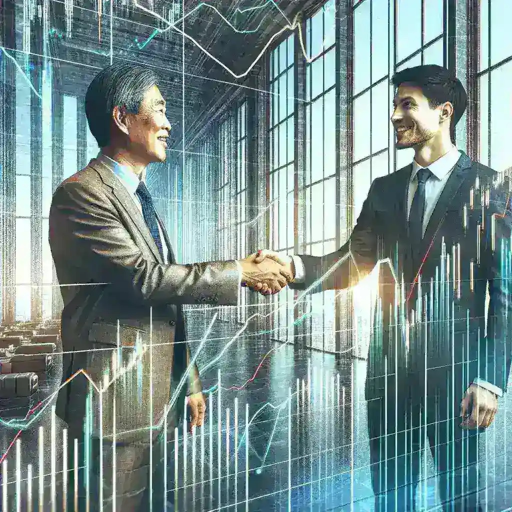 "Trump greets Jensen Huang, CEO of Nvidia, celebrating the company's milestone of reaching a $4 trillion market cap, emphasizing the impact of technology and innovation on the economy."